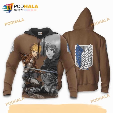 AOT Armin Arlert Attack On Titan Anime Manga 3D Hoodie