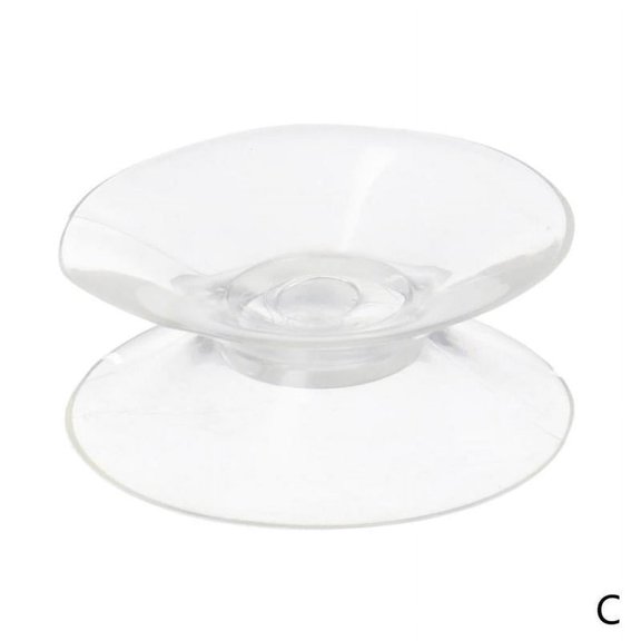 NovaFinds Double Sided Suction Cup Clear Plastic Rubber Window Suckers 20/30/35/5