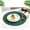 Green, variant on 3PCS Round Leather Placemat - Solid Colour Faux Leather Placemats,Coffee Mats,Kitchen Table Mats,,Easy To Clean Kitchen Table Mats