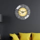 thumbnail image 5 of Reloj de pared islámico acrílico, de cuarzo musulmán, silencioso, para el hogar, dormitorio u oficina. Plata Dorada, 5 of 7