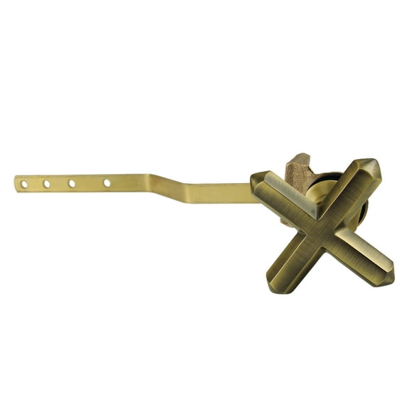 Kingston Brass KTCHX3 French Country Front Mount Toilet Tank Lever in Antique Brass