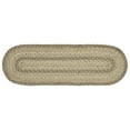 thumbnail image 3 of VHC Brands Cobblestone Stair Tread, Jute Blend, Oval, Tan Grey White, 8.5 x 27 inches, 3 of 5