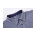 thumbnail image 3 of SWISSWELL Men's Performance Long Sleeve Work Shirts Moisture Wicking Polo Shirts with Pocket, 3 of 5