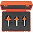 thumbnail image 2 of CMT 838.501.11 3-Piece Roundover Bit Set, 1/2-Inch Shank, Carbide-Tipped, 2 of 4
