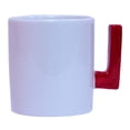 thumbnail image 2 of Taza Hometrends de Cerámica con Asa en forma de L Blanco, 2 of 4