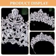 thumbnail image 2 of MLINS Decor Crown Hair Accessory Bride 18.00X16.00X6.00CM Silver, 2 of 8