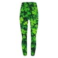 thumbnail image 7 of Levmjia Women Yoga Pants St Patricks Day Printed Fashion High Waist Workout Tight Leggings Soft Stretchy Polyester Gym Running Fitness And Casual Wear, 7 of 7