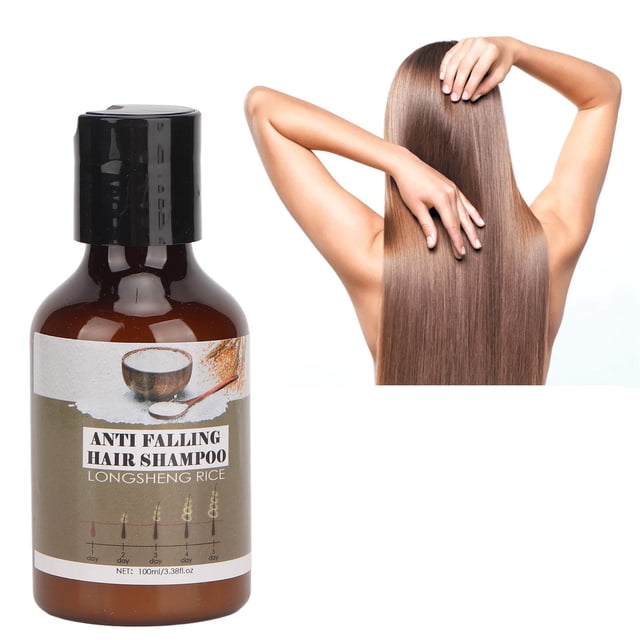 Champú para reparador el Cabello, Hidratante de 100 ml de Limpieza Profunda Champú de Agua de Arroz Nutritiva para Hombres para los Hombres para el Salón
