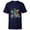 Navy, variant on Super Heroes in Action Holiday - Short Sleeve T-Shirt for Kids - Customized-Red