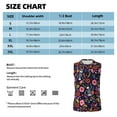 thumbnail image 6 of Fotbe Men's Dancing Skeletons Floral Garden Print Men's Sleeveless Muscle Tank Tops Casual T-Shirts for Gym Workout Beach-Large, 6 of 8