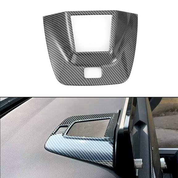 1pcs For Honda For Accord 2023 Carbon fiber Inner Dashboard Speaker Cover Trim