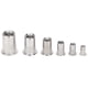 thumbnail image 4 of Tuercas remachables de acero inoxidable en caja, 93 piezas, M3/4/5/6/8/10, combinación de tornillos de rosca vertical, 4 of 12