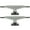 Reflect Silver/Black, variant on Tensor Regular Mag-Light Skateboard Trucks Black/Black - Hanger 5.25" Axle 8" (Set of 2)