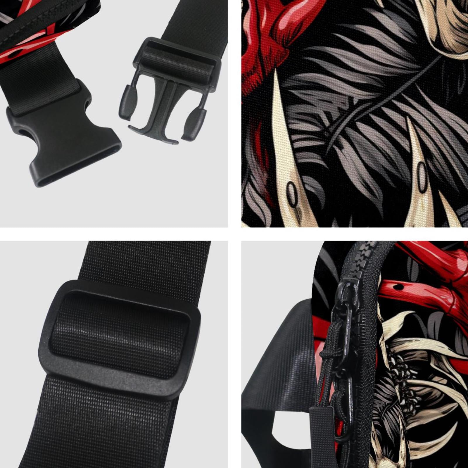 Paw prints Adjustable Lightweight Unisex Waist Bag Running Belt with Extension Strap Money Belt Holder