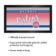 thumbnail image 4 of Detroit Pistons Hardwood Classics Ready-To-Hang Black Framed Wall Mirror, 4 of 4