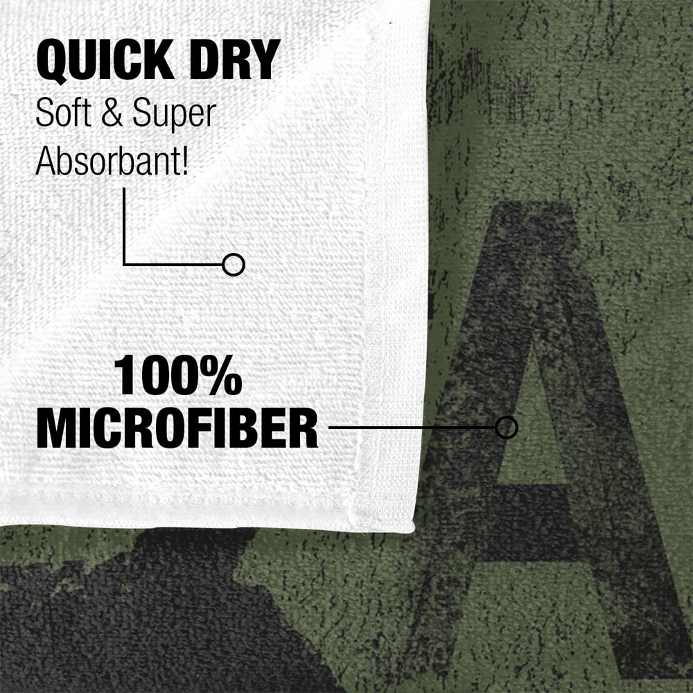 Army Beach Towel, 30"x60", Strong Beach Towel