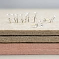 thumbnail image 6 of Bulletin Board 36 x 24 Inches Felt Pin Board Decorative Cork Alternative for Wall 3' x 2' Foldable Picture SelfAdhesive Vision Prayer Board With 20 Pushpins Mauvey Pink, 6 of 8