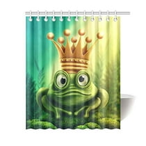 Bpbop Frog Princeshower Curtain Bathroom Decor 66x72 Inch