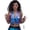 Blue, variant on Elegant Court Dress for Women - Off Shoulder Corset Vest Party Everyday Outfit by Style Ensemble, XL, Pink