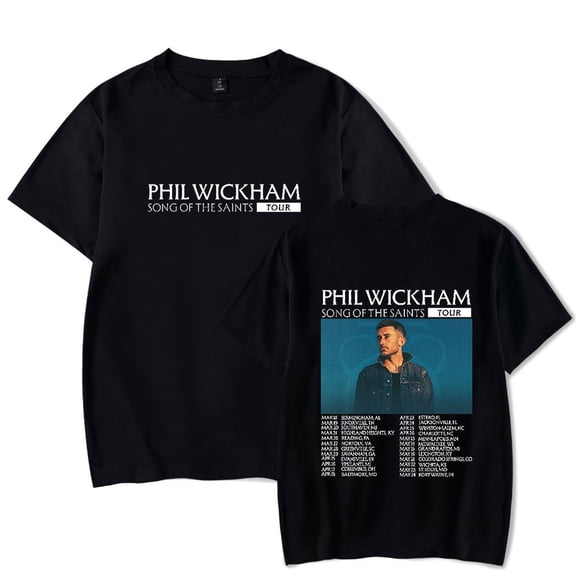 Phil Wickham Song Of The Saints Tour 2026 Men/Women T-Shirt Summer Streetwear Harajuku Tshirt Shirt Short Sleeve