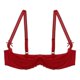 thumbnail image 4 of Womens 1/2 Cup Push Up Underwire Lace Bra Lingerie Open Breast Cup Bra Tops Adjustable Strap Sponge Padded Brassiere Underwear-Yvan, 4 of 5