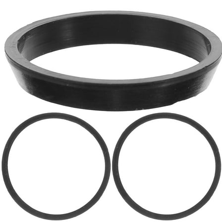 LEORX 3Pack Rubber Hose Washer for Washbowl Hose Fitting Sealing Black 1.4x1.4in