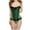 Green, variant on Elainilye Fashion Corset Tops for Women V-neck Waist Protection and Belly Tightening Shapewear Court Corset Bustier,Green