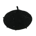 thumbnail image 1 of ZAXARRA Children's Plush Solid Color Cute Beret for Birthday Festival, 1 of 1