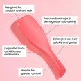 thumbnail image 3 of The Ultimate Smoothing Brush Ideal for wet and dry hair Detangles hair Reduces breakage and eliminates tangles Two-tier teeth and comfortable handle, 3 of 5