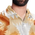 thumbnail image 5 of Pixel Dog Men's Short Sleeve Beach Shirts, Casual Button Down Poplin Printed Summer Tops - Unisex, 5 of 6