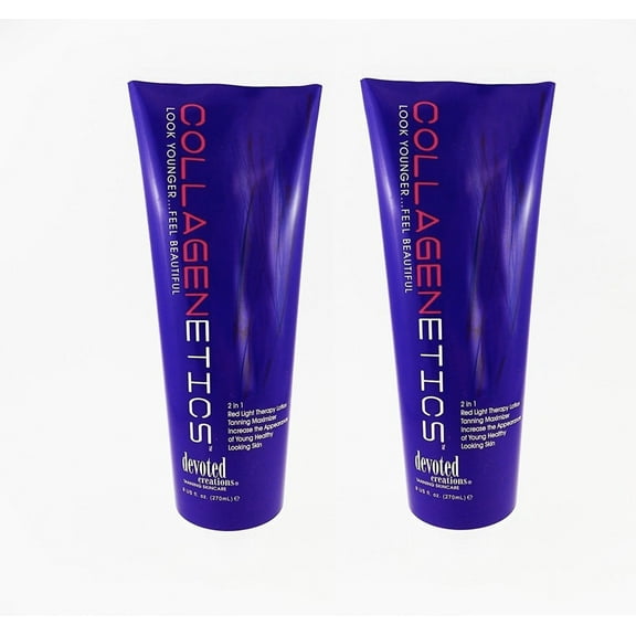 2 PACK Devoted Creations 2 in 1 Collagenetics 8.5 oz each
