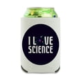 thumbnail image 1 of I Love Science Atom Can Cooler - Drink Sleeve Hugger Collapsible Insulator - Beverage Insulated Holder, 1 of 3