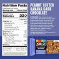 thumbnail image 2 of KIND Breakfast Peanut Butter Banana Dark Chocolate Gluten Free Protein Snack Bars, 1.76 oz, 6 Count One box, 2 of 13