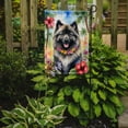 thumbnail image 2 of Keeshond Luau Garden Flag 11.25 in x 15.5 in, 2 of 5