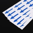 thumbnail image 4 of Uxcell 2x0.8" Long Arrow Stickers PET Inspection Indicator Tape Self Adhesive Sign Label Blue 10Set / 150Pieces, 4 of 6