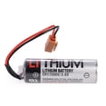 thumbnail image 2 of 4Pc Toshiba ER17500V 3.6V PLC Battery, Digital Control  Battery+ Brown Plug, 2 of 6
