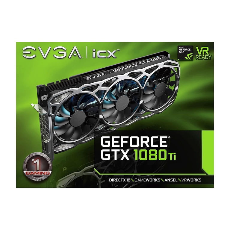 EVGA GeForce GTX 1080 Ti FTW3 GAMING, 11G-P4-6696-KR, 11GB GDDR5X