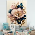 thumbnail image 2 of Designart Soft Pink And Blue Gladiolus Flowers II Canvas Wall Art, 2 of 5