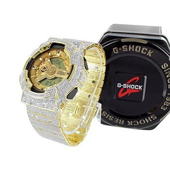 mens yellow g shock watch