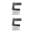 thumbnail image 2 of bedienty Chopper Vegetable Cutter Slicer Chips Wavy Stainless Steel Kitchen Gadgets Crinkle Sharp Blade Tool Potatoes Salad No.1 2Set, 2 of 6