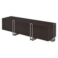 thumbnail image 5 of Acme Cattoes Rectangular Wood TV Stand with Drop-Down Door in Dark Walnut, 5 of 7