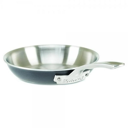 viking hard stainless 5-ply fry pan with hard anodized exterior and stainless interior, 8 inch