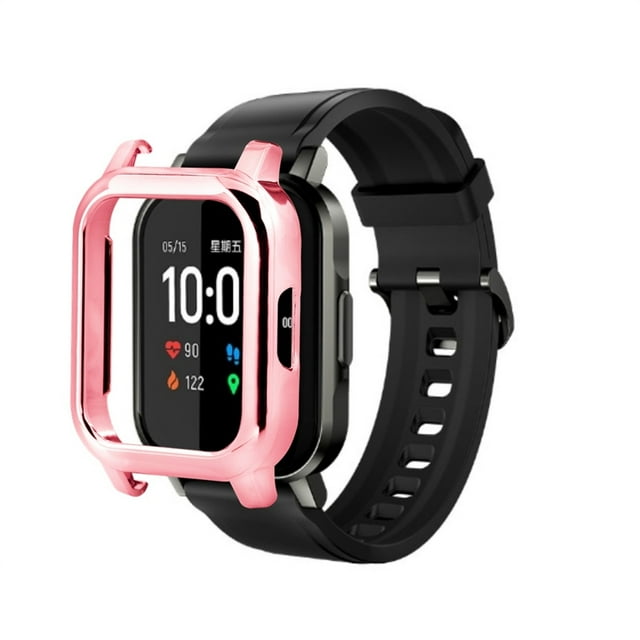 TopLLC Electroplate Soft TPU Case Cover Protector for Haylou-LS02 Smart Watch on Clearance