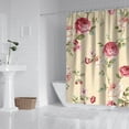 thumbnail image 3 of Waterproof Pioneer Shower Curtain 72x84 Inch Polyester Unique Cute Floral Shower Curtain for Bathroom Hotel Home Decor with 12 Plastic Hooks, 3 of 5