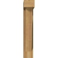 thumbnail image 2 of Ekena Millwork 6"W x 22"D x 34"H Traditional Block Rough Sawn Bracket w/ Offset Brace, Western Red Cedar, 2 of 25