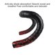 thumbnail image 4 of Yuarrent Cinta elástica para manillar de bicicleta Ciclismo negro rojo Yuarrent OD001382-02B, 4 of 6