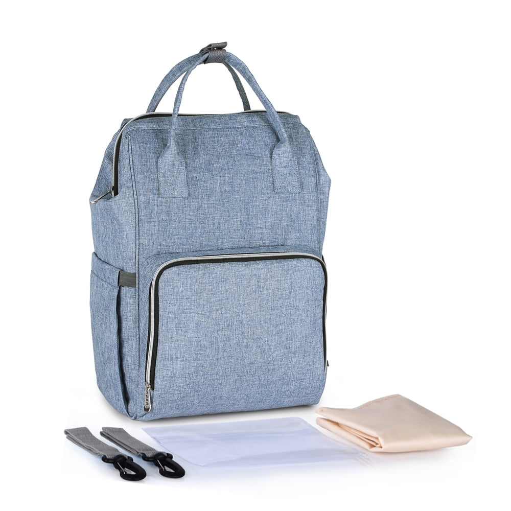 powder blue backpack