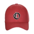 thumbnail image 2 of Daxton Structured Baseball Hat Cap Old English A to Z Letter Number Initial-Red, Letter O, 2 of 4