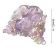 thumbnail image 3 of Handmade Cat Paw Soft and Fluffy for Stress Relief Kawaii Transparent Cat Paw Taba Soft Fidget Toys Party Favors Purple, 3 of 4