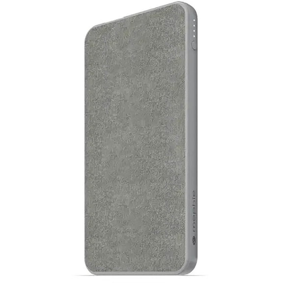 Mophie powerstation mini Power Bank - For Smartphone, Tablet PC, USB Device, iPad, iPhone, iPod - 5000 mAh - 5 V DC Input - 3 x - Gray